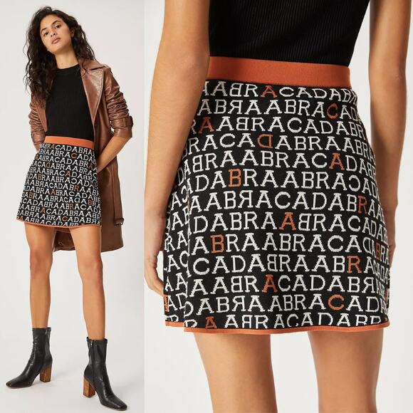 NWT MAEVE Anthropologie Abracadabra Knit Mini Skirt Size XS - Picture 1 of 7
